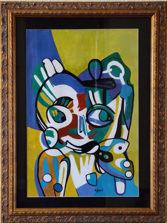 Karel Appel was a Dutch painter, sculptor, and poet. He (1 of 2)