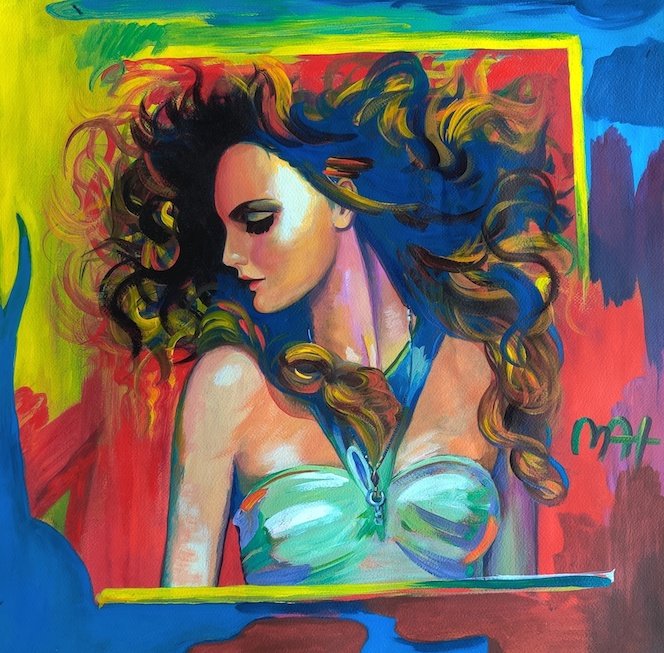 Peter Max is a German-American artist known for using: Peter Max is a German-American artist known for using bright colours in his work. Works by Max are associated with the visual arts and culture of the 1960s, particularly psychedelic art and pop art, A
