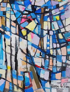 Maria Helena Vieira da Silva left her hometown Lisbon: Maria Helena Vieira da Silva left her hometown Lisbon in 1928 with the intention to study sculpture at the Académie La Grande Chaumière in Paris. Amid the vibrant Parisian art scene, her interes