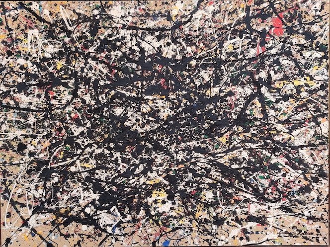 Consignment .Jackson Pollock. an American , painter: Consignment .Jackson Pollock. an American , painter and a major figure in the abstract expressionist movement. He was well known for his unique style of drip painting. During his lifetime, Pollock enj