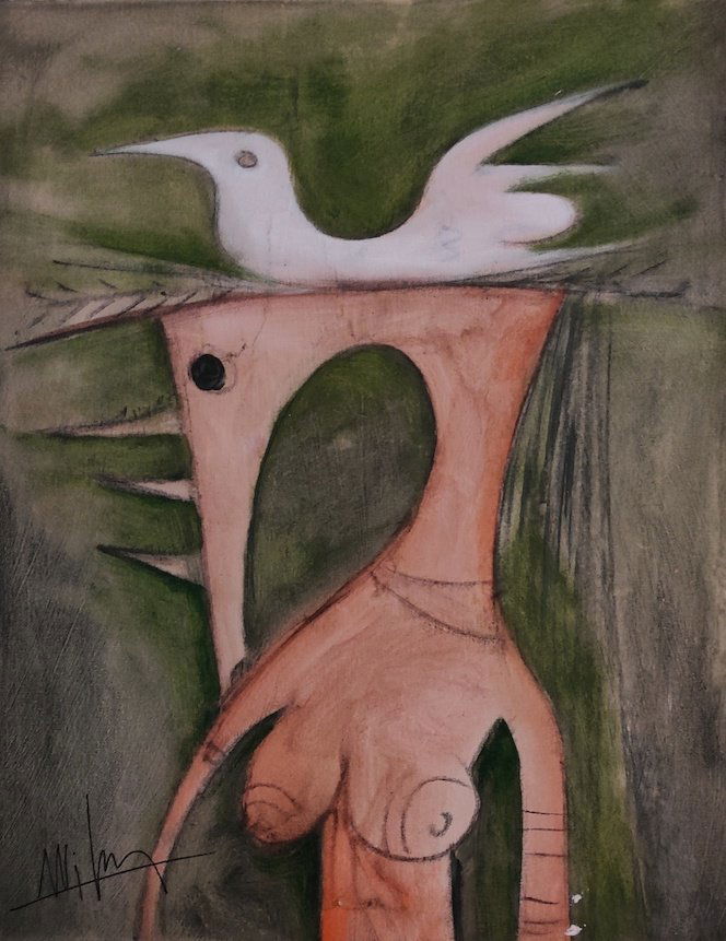 Wifredo Lam was an Afro-Cuban artist best known for his (1 of 2)