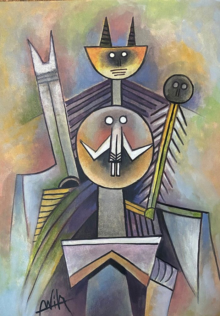 Wilfredo Lam (1902-1982)- Celebrate Cuban Painter in (1 of 2)