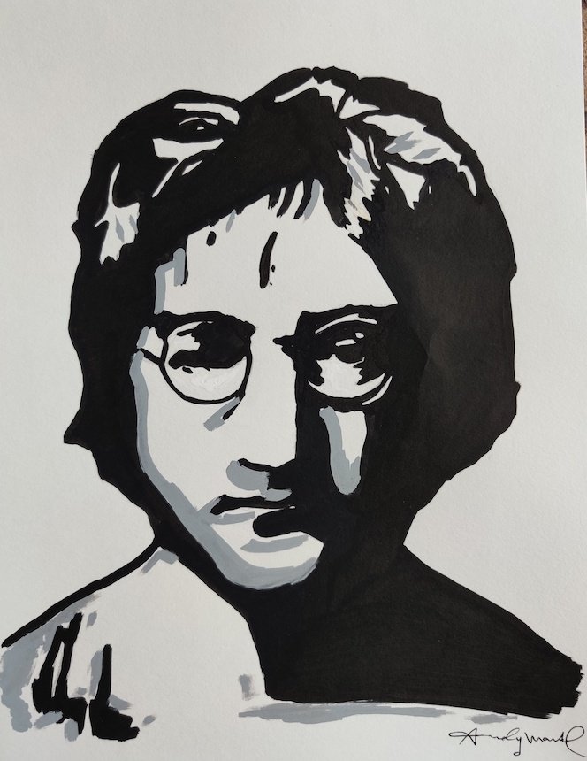 Andy Warhol -(1928-1987) L-was an American artist,: Andy Warhol -(1928-1987) L-was an American artist, director and producer who was a leading figure in the visual art movement known as pop art, Attrib--Certificated of authenticity-provenance ,water co