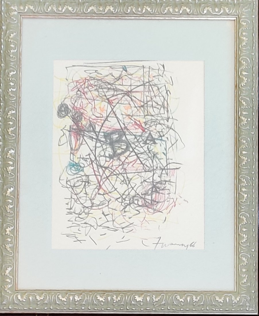 Edwin Parker "Cy" Twombly Jr. was an American painter, (1 of 2)