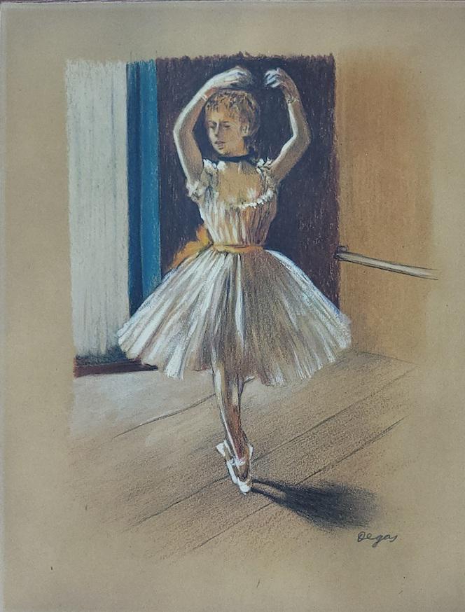 Edgar Degas, (1834â€“1917),in the style of, was a (1 of 3)