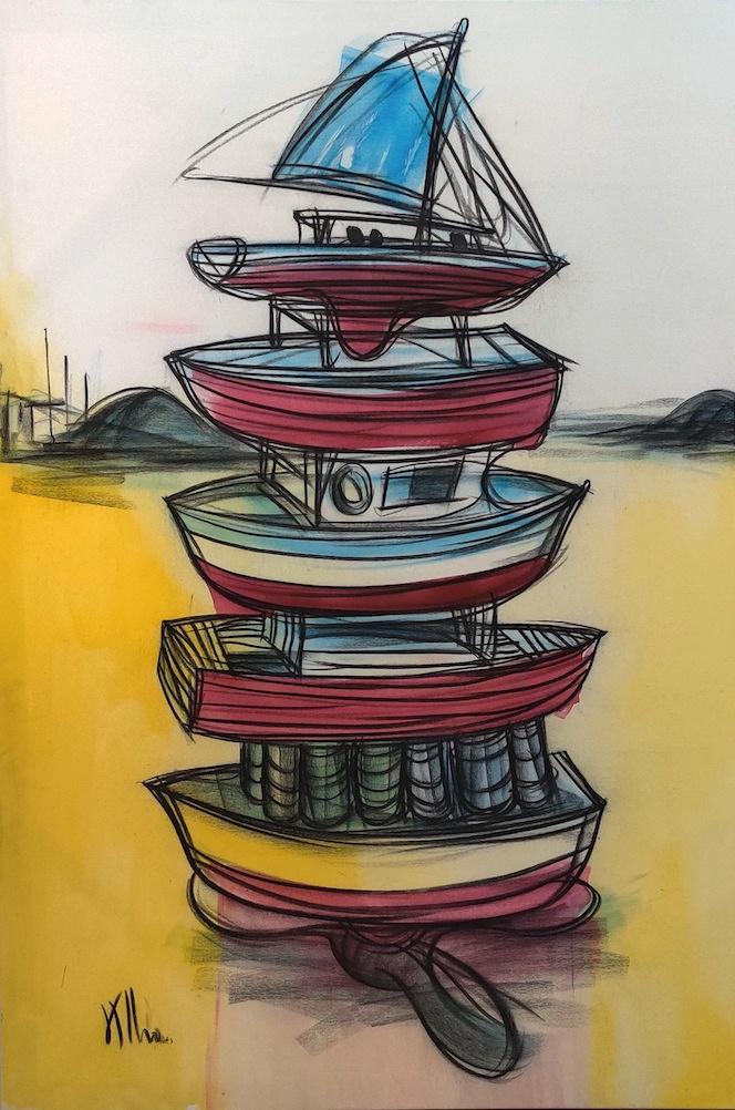 (Kcho) Alexis Leiva Machado,  contemporary Cuban Artist (1 of 3)