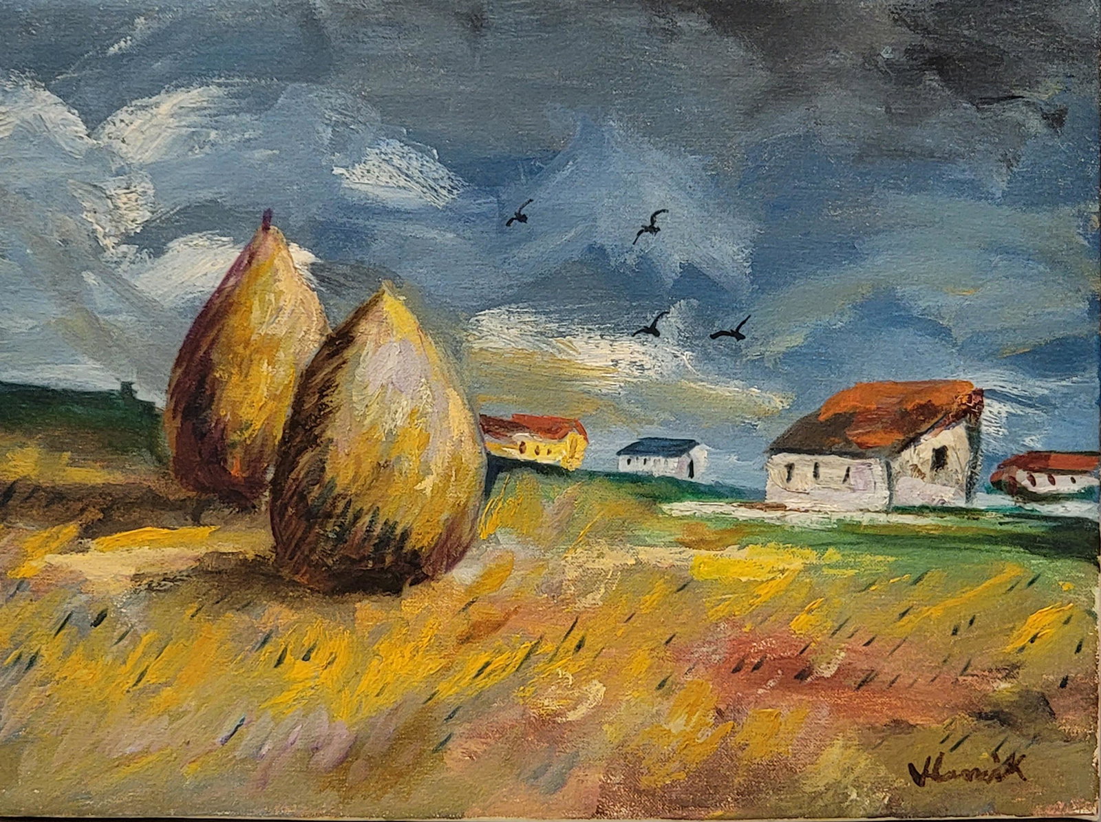 Maurice de Vlaminck (1876 -1958) was a French painter. Along with AndrÃ© Derain and Henri Matisse he: Maurice de Vlaminck (1876 -1958) was a French painter. Along with AndrÃ© Derain and Henri Matisse he is considered one of the principal figures in the Fauve movement, a group of modern artists who f