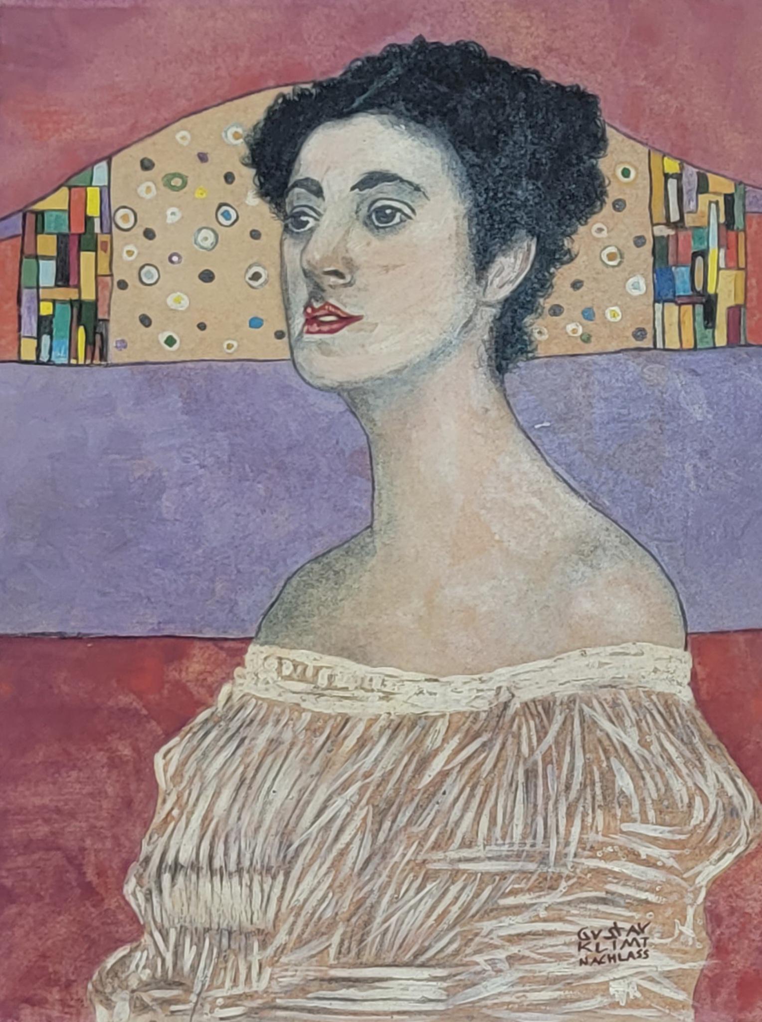 Gustav Klimt,in the style of was an Austrian symbolist painter and one of the most prominent members (1 of 2)