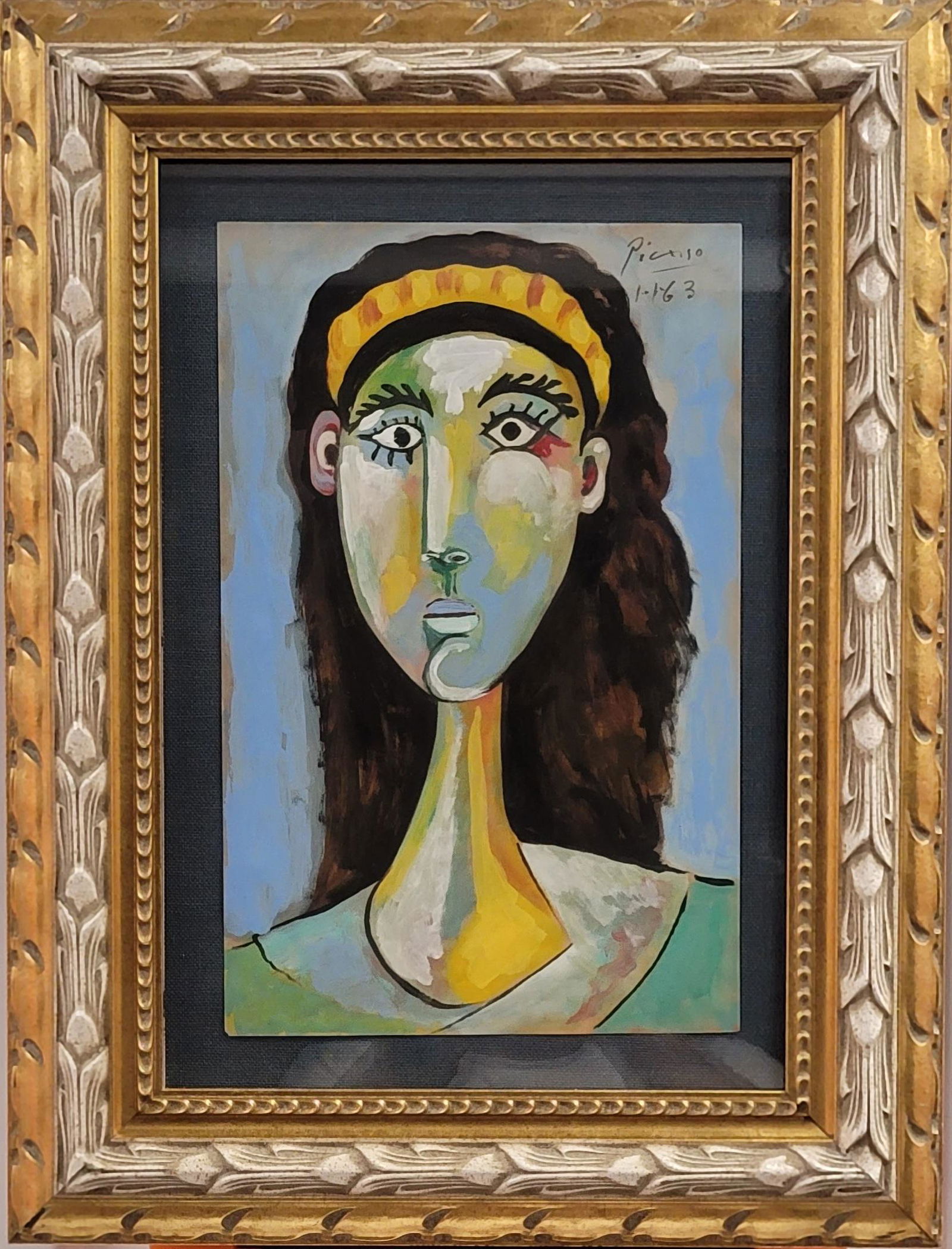 Pablo Ruiz Picasso (1881-1973) in the style of,was a Spanish painter, sculptor, printmaker, (1 of 2)