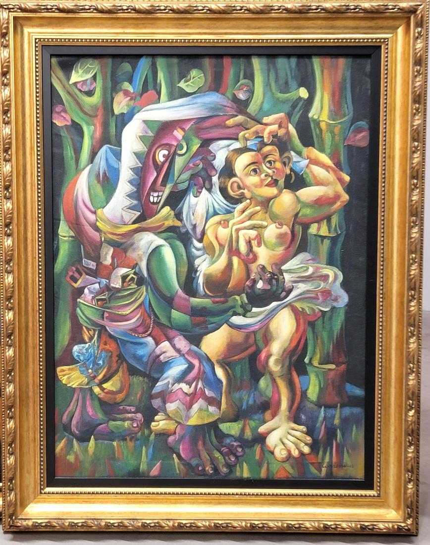 Mario Carreno y Morales was a Cuban painter. He studied painting at the Academia de San Alejandro, (1 of 3)