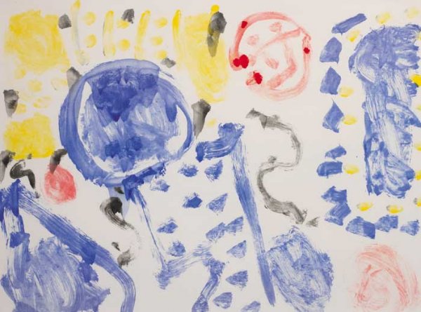 Patrick Heron CBE (1920-1999): UNTITLED VIII, 5 NOVEMBER 1994, monotype on Arches paper, signed, inscribed "Camden Arts Centre" and dated on reverse, 76 by 56cm., 30 by 22in. . . .
