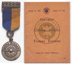 281:    1919-21 FIANNA EIREANN CERTIFICATE, AND MEDAL