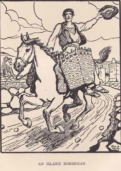 John Millington Synge (1871-1909): THE ARAN ISLANDS WITH DRAWINGS BY JACK B. YEATS 23 by 15cm., 9 by 6in. Maunsel & Co. Ltd., Dublin and Elkin Mathews, London, 1907, p.p. 189. In original blue boards with gilt-titled upper and spine.