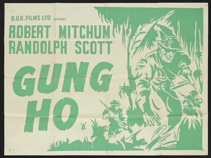 1940s and 1950s War collection: Includes Gung Ho 1943, Back To Bataan 1945, Sands Of Iwo Jima 1950, The Red Badge Of Courage 1951, Submarine Command 1951(two versions), Cease Fire 1953, Prisoner Of War 1954, Above Us The Waves 1955,