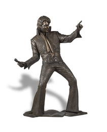 Elvis Presley. A life-size sculpture, 1981, by Jon