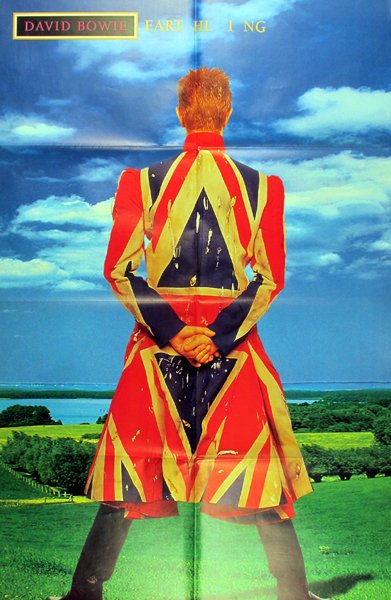 David Bowie, Earthling" (1997) and Iggy Pop "Brick by: Scarce four sheet-sized promotional posters for the release of albums. 60 x 40in. (152.40 x 101.60cm)