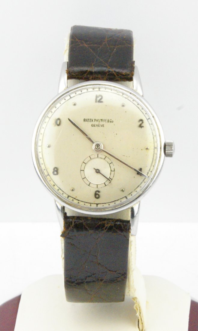 Men's Patek Philippe Calatrava Stainless Steel Watch (1 of 5)