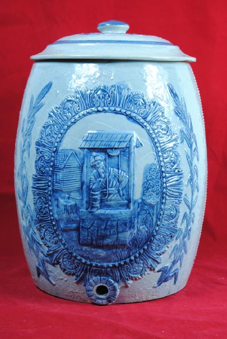 Robinson Clay Stoneware Ice Water Cooler w/ Lid (1 of 13)