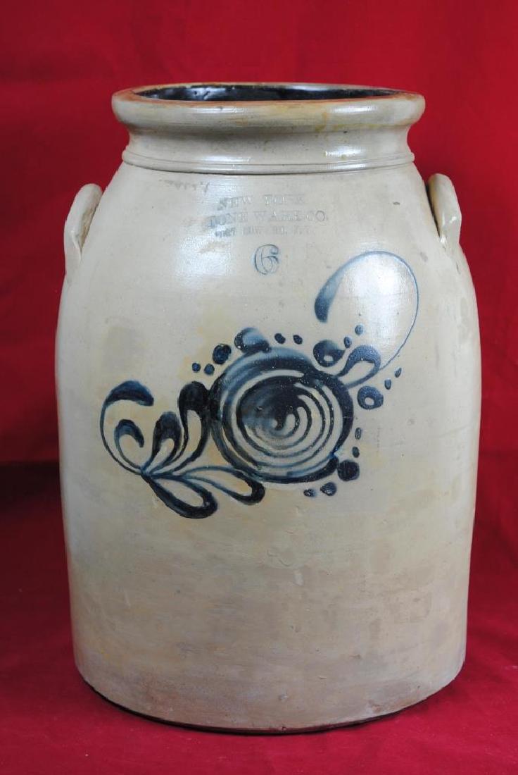 New York Stoneware Co. No. 6 Jug (1 of 11)