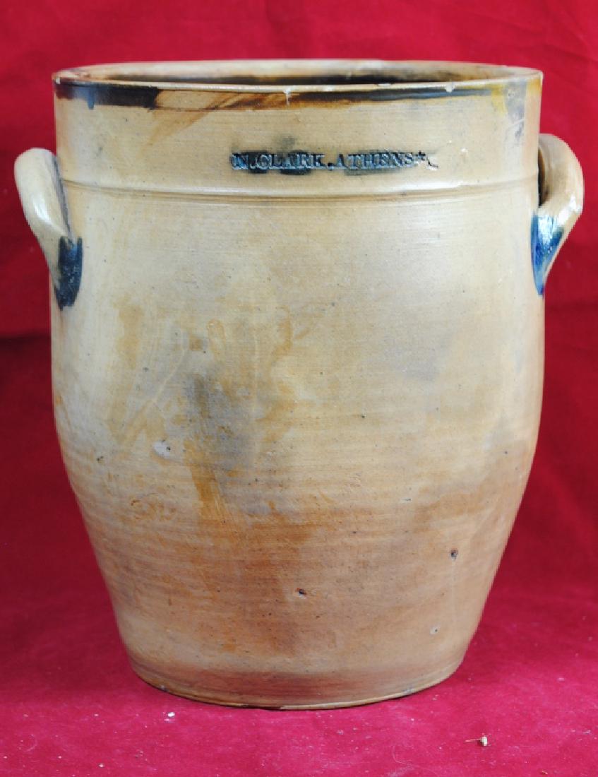 N. Clark Athens N.Y. Stoneware Crock (1 of 11)