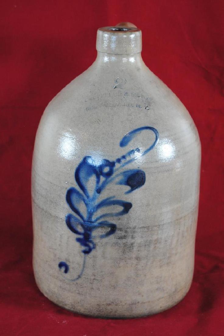 Satterlee & Morey Slip Decorated Jug (1 of 6)