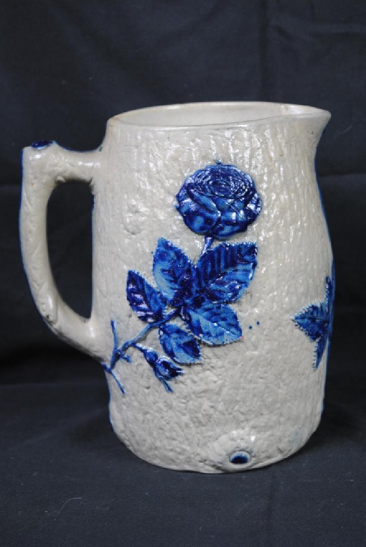 Whites of Utica Molded Stoneware Pitcher (1 of 6)