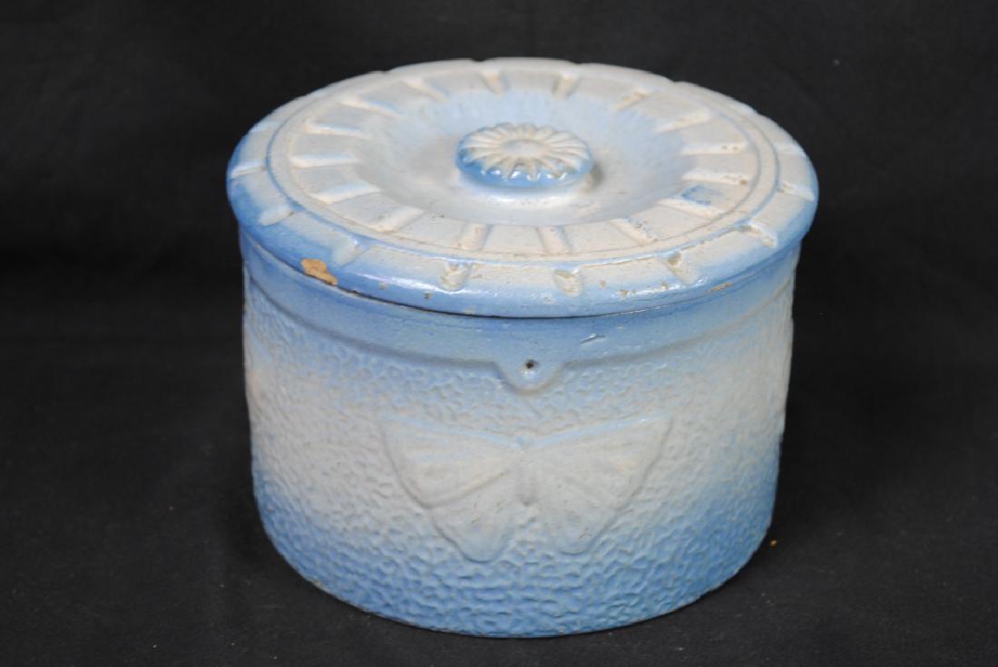 Butterfly Salt Glazed Butter Crock (1 of 4)