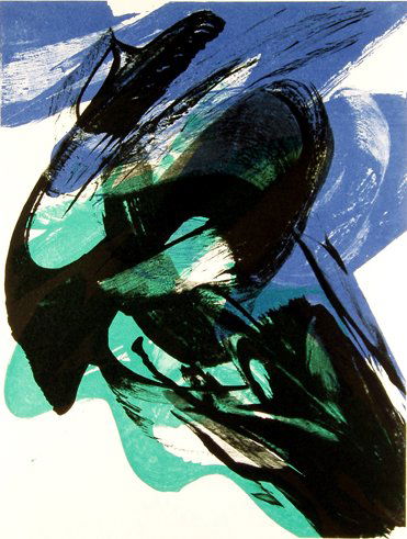 Karl Otto Götz (1914): Karl Otto Götz (1914): Kolphoo II 1999 Signiert, datiert, nummeriert und betitelt unten Mitte. Eines von 60 arabisch nummerierten Exemplaren. Mit dem Prägestempel des Druckers Manfred Hügelow unten