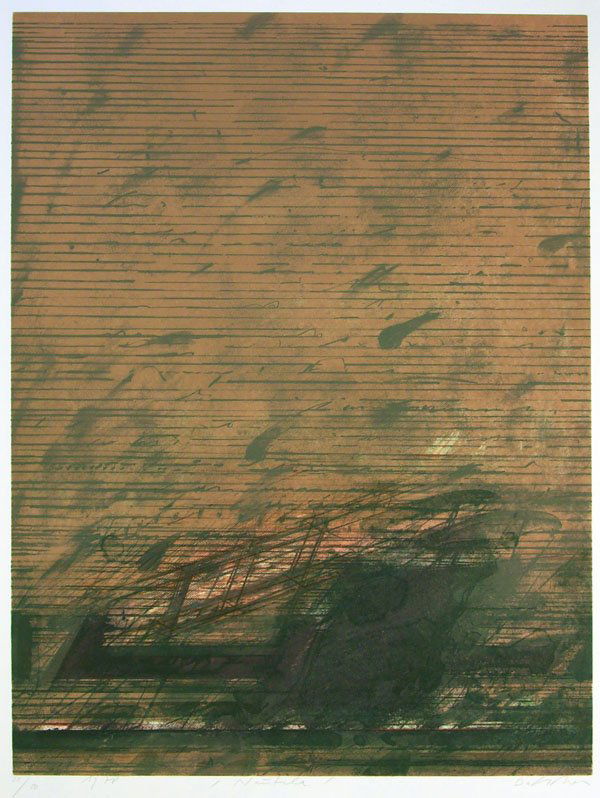 Karl Fred Dahmen (1917 - 1981): Karl Fred Dahmen (1917 - 1981): Nautila 1978 Signiert unten rechts, betitelt unten Mitte, nummeriert und datiert unten links. Eines von 50 Exemplaren. Mit dem Prägestempel des Druckers Manfred Hügel