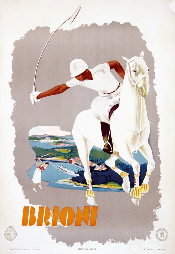 Poster by Anonymous - Brioni: Anonymous Brioni68, 5x100, 1937, pr. Coen & C.-Milano, on japan