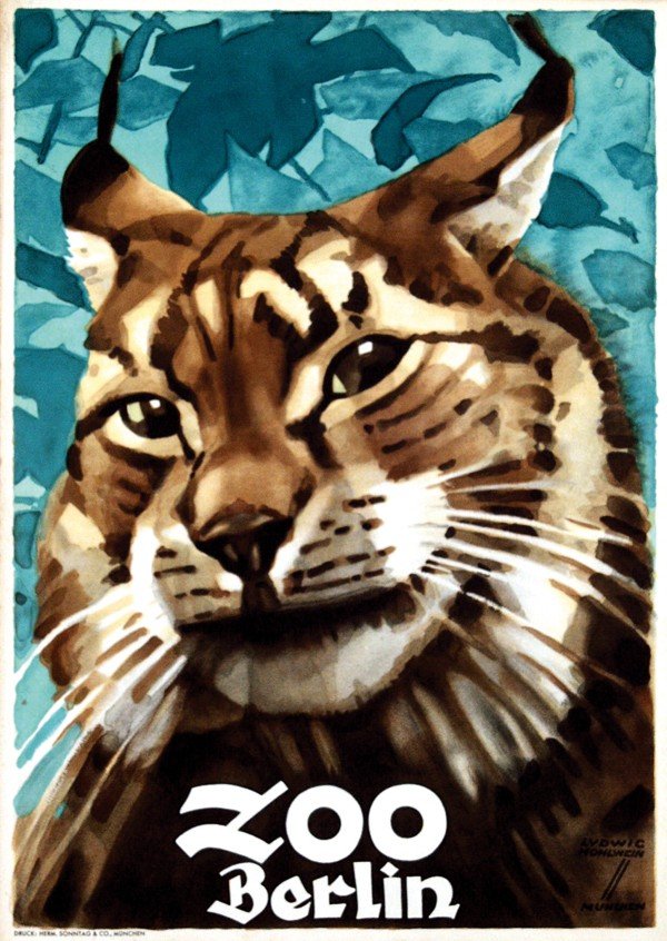 Poster by Ludwig Hohlwein - Zoo Berlin