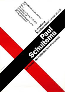 Poster by Hans Neuburg - Paul Schuitema Austellung: Hans Neuburg (1904-1983)Paul Schuitema Austellung90x128, 1967, pr. Bollmann Zürich