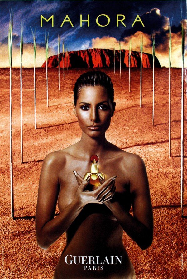 Poster by Anonymous - Mahora Guerlain (Elsa Benit: Anonymous Mahora Guerlain (Elsa Benitez)119x175, ca. 2000, pr. R.C. Nanterre