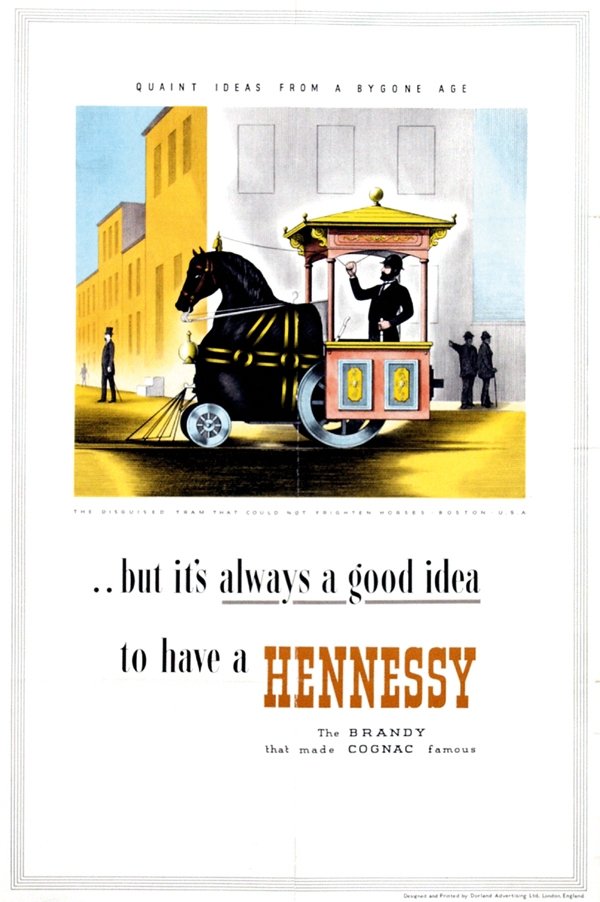 Poster by Dorland Advertising - Hennesy The Brandy