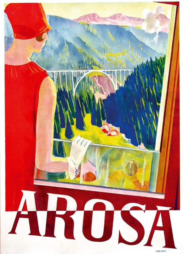 Poster by Eduard Stiefel - Arosa