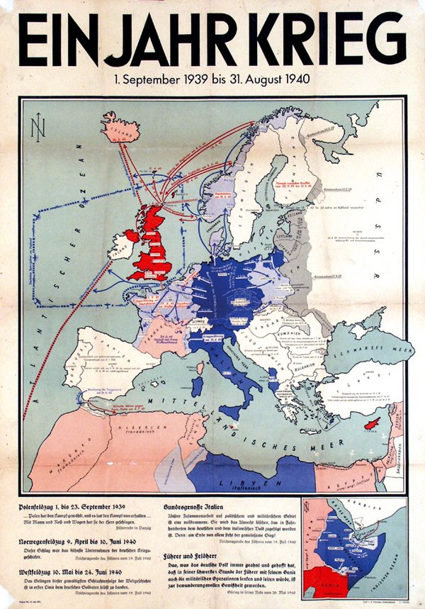 Poster by Anonymous - Ein Jahr Krieg