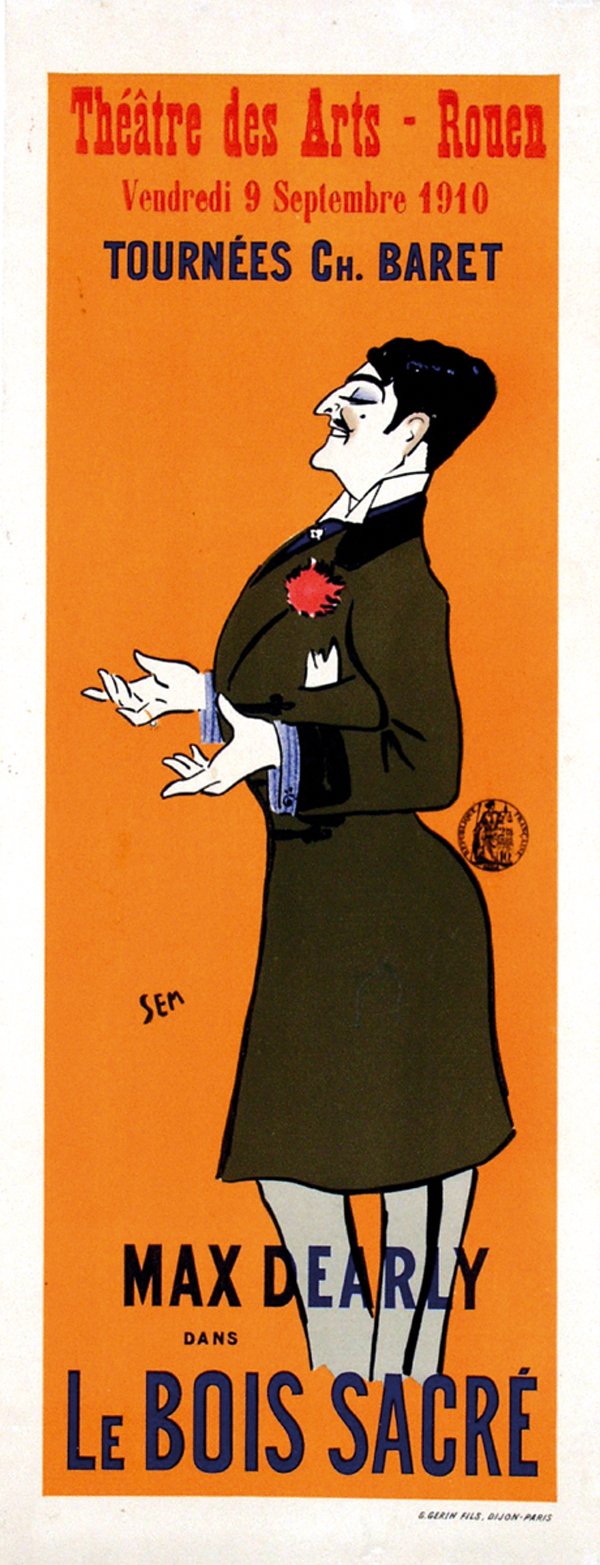 Poster by SEM (ps. Georges Goursat, 1863-1934) 