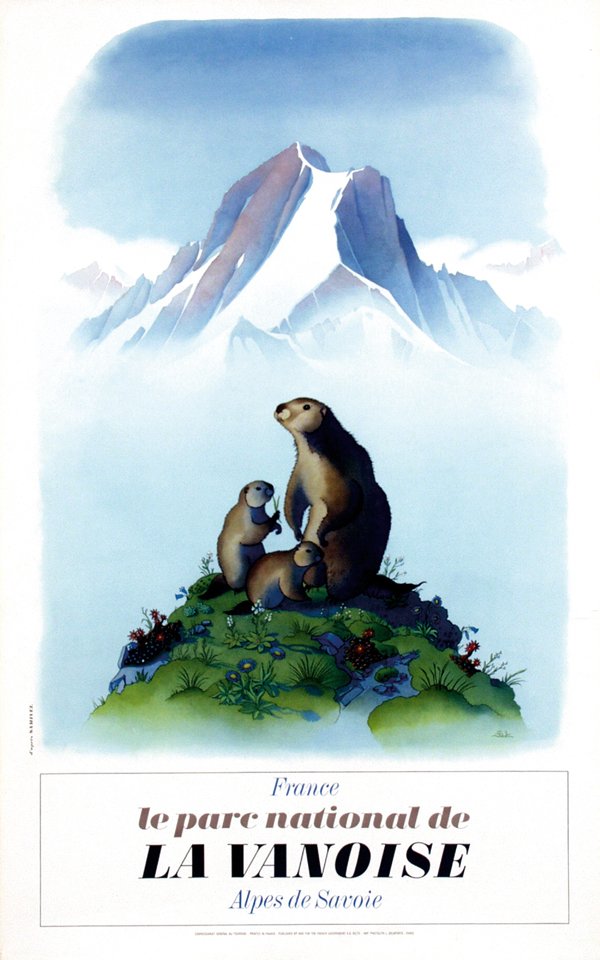 Poster by Samivel - La Vanoise