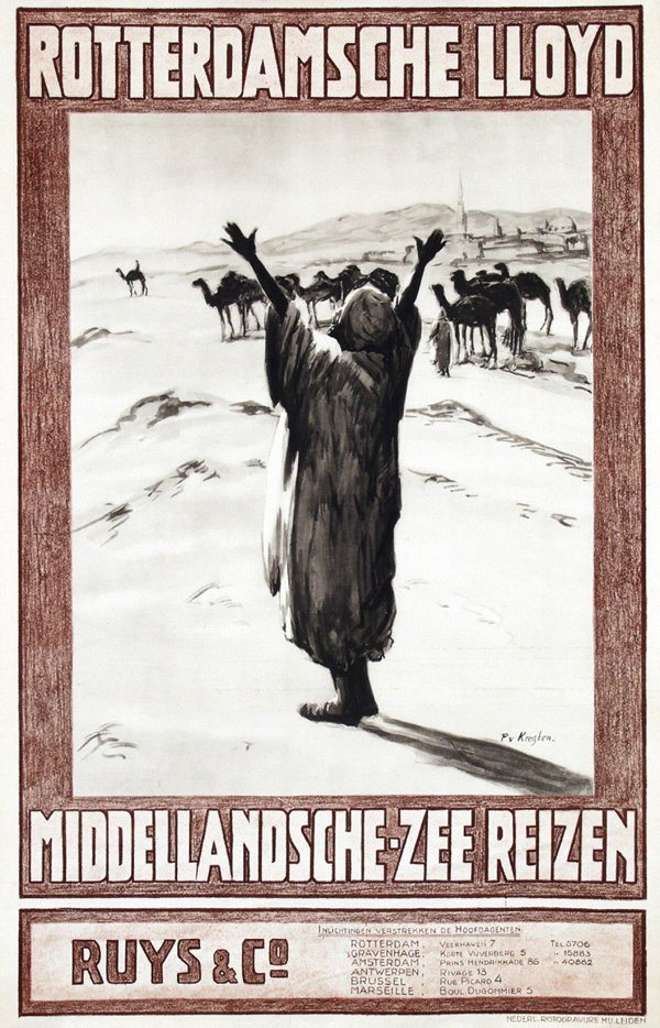 Poster by Johannes A.R.F. van Kregten - Rotterdams