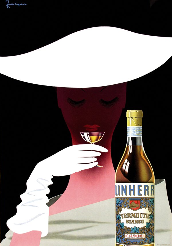 Poster by Athur Zelger - Linherr Vermouth