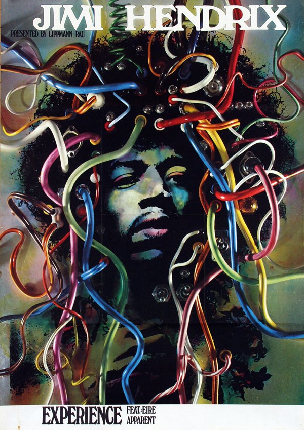 Poster by Gunther Kieser - Jimi Hendrix Experience