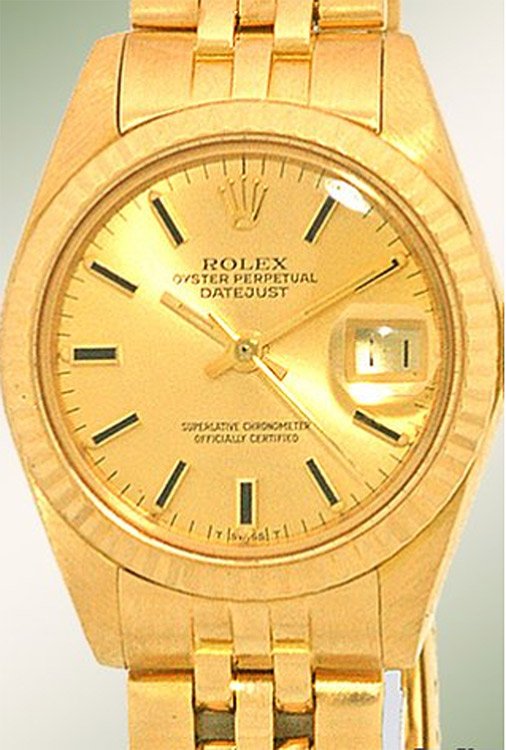 Rolex - Ladies' 18K Gold Datejust (1 of 2)