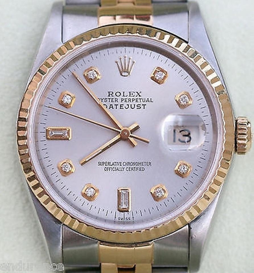 Rolex - Men's Datejust with Diamond Dial (1 of 2)