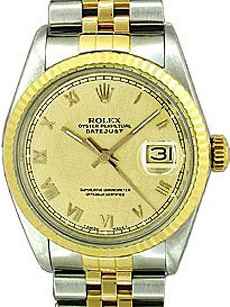Rolex - Men's 8K Gold and Stainless Datejust (1 of 2)