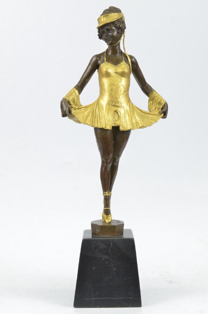 Ballerina Dancer  Bronze Sculpture on Marble Base (1 of 9)
