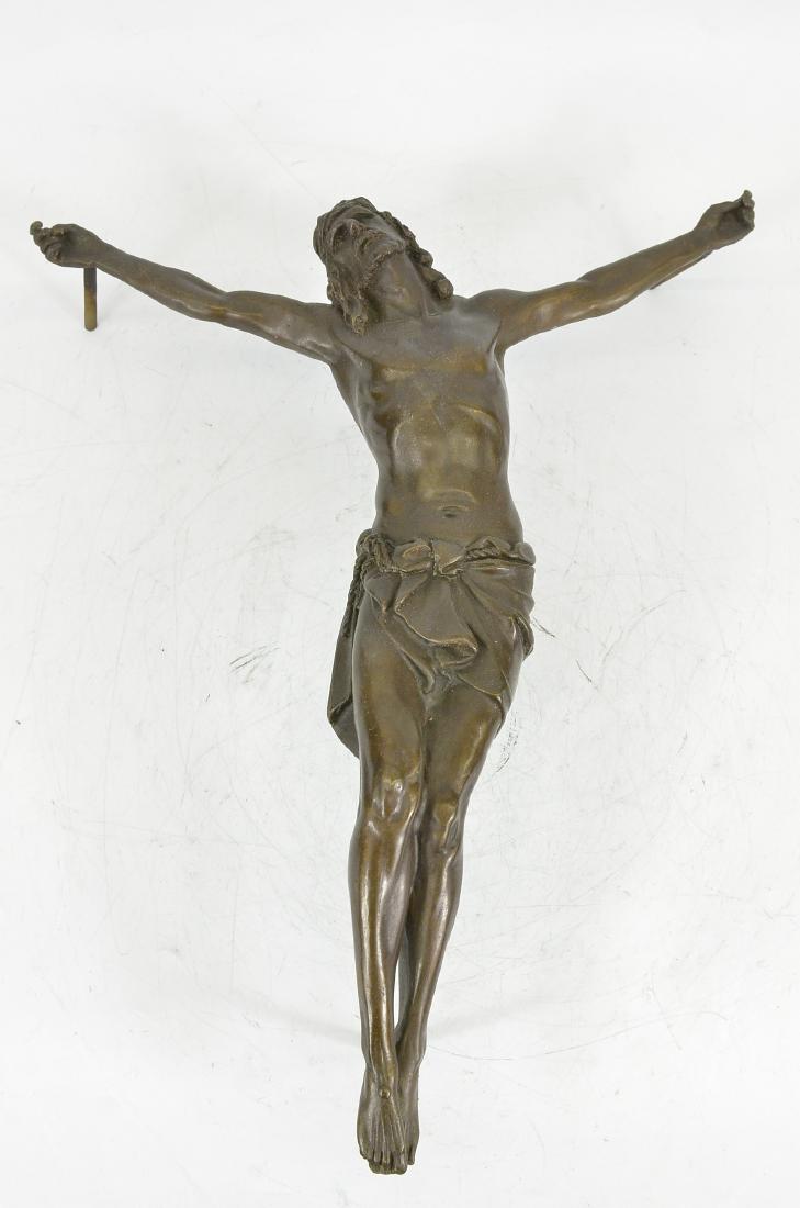 Gilded Corpus Jesus Bronze Sculpture (1 of 10)