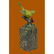 Hot Cast Multi Color Patina Love Bird Bronze Sculpture - 6