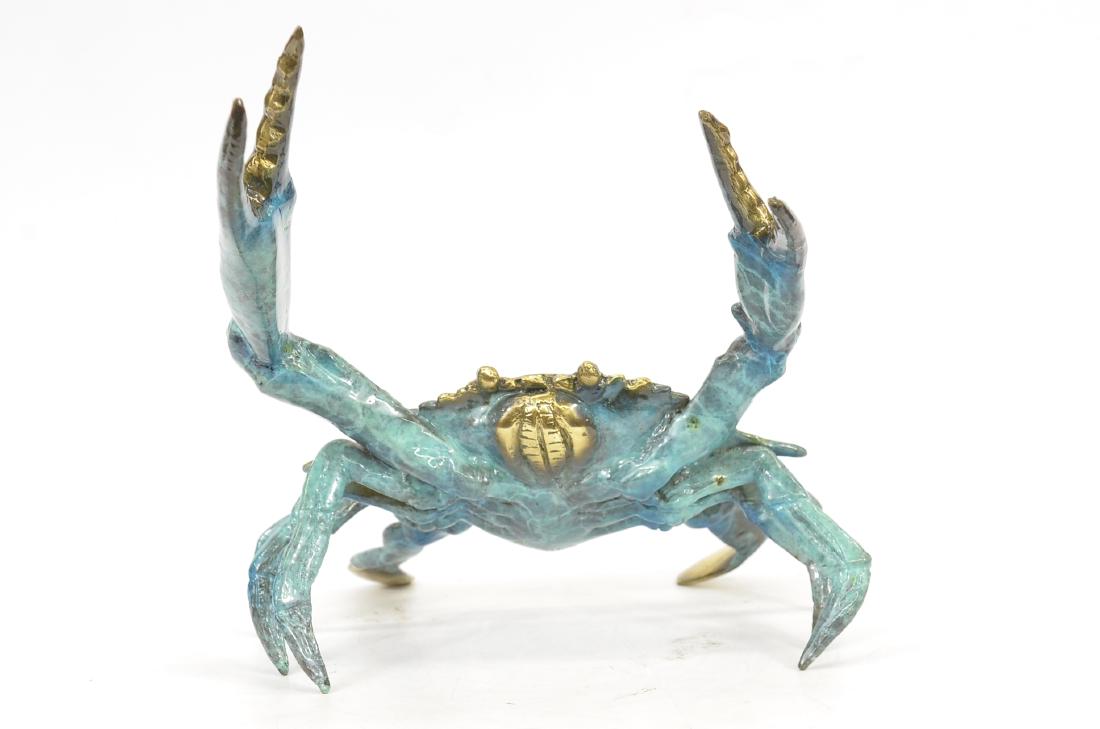 Blue Crab Bronze Sculpture (1 of 5)
