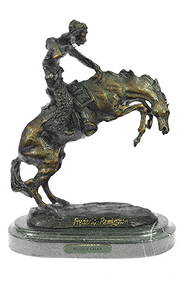 Cowboy On Horse Rodeo Old West Western Art (1 of 10)