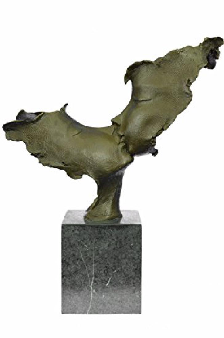 First Kiss Bronze Sculpture on marble base Figurine (1 of 8)